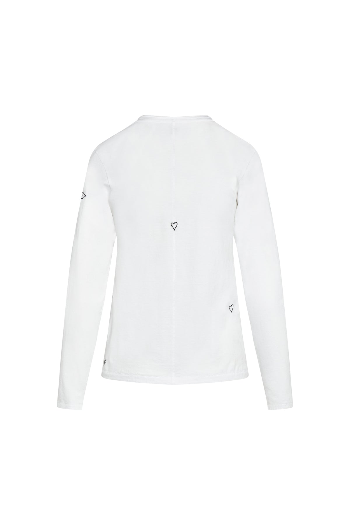 Catherine Gee Embroidered L/S Tee - Heart