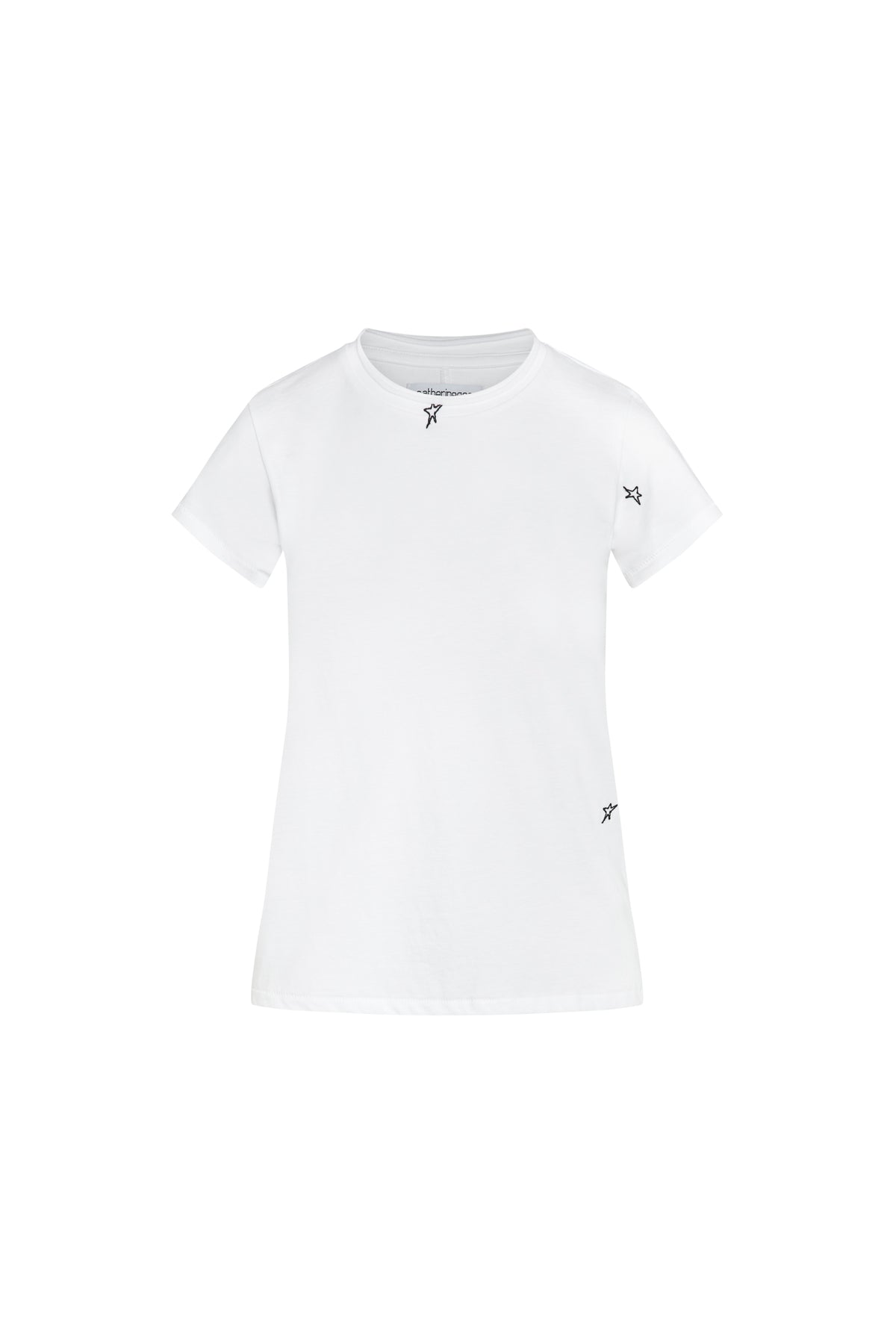 Catherine Gee S/S Embroidered Star Cotton Tee