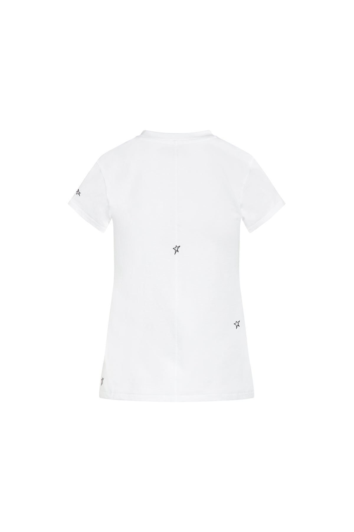Catherine Gee S/S Embroidered Star Cotton Tee
