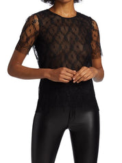 Adam Lippes Chantilly Lace Top