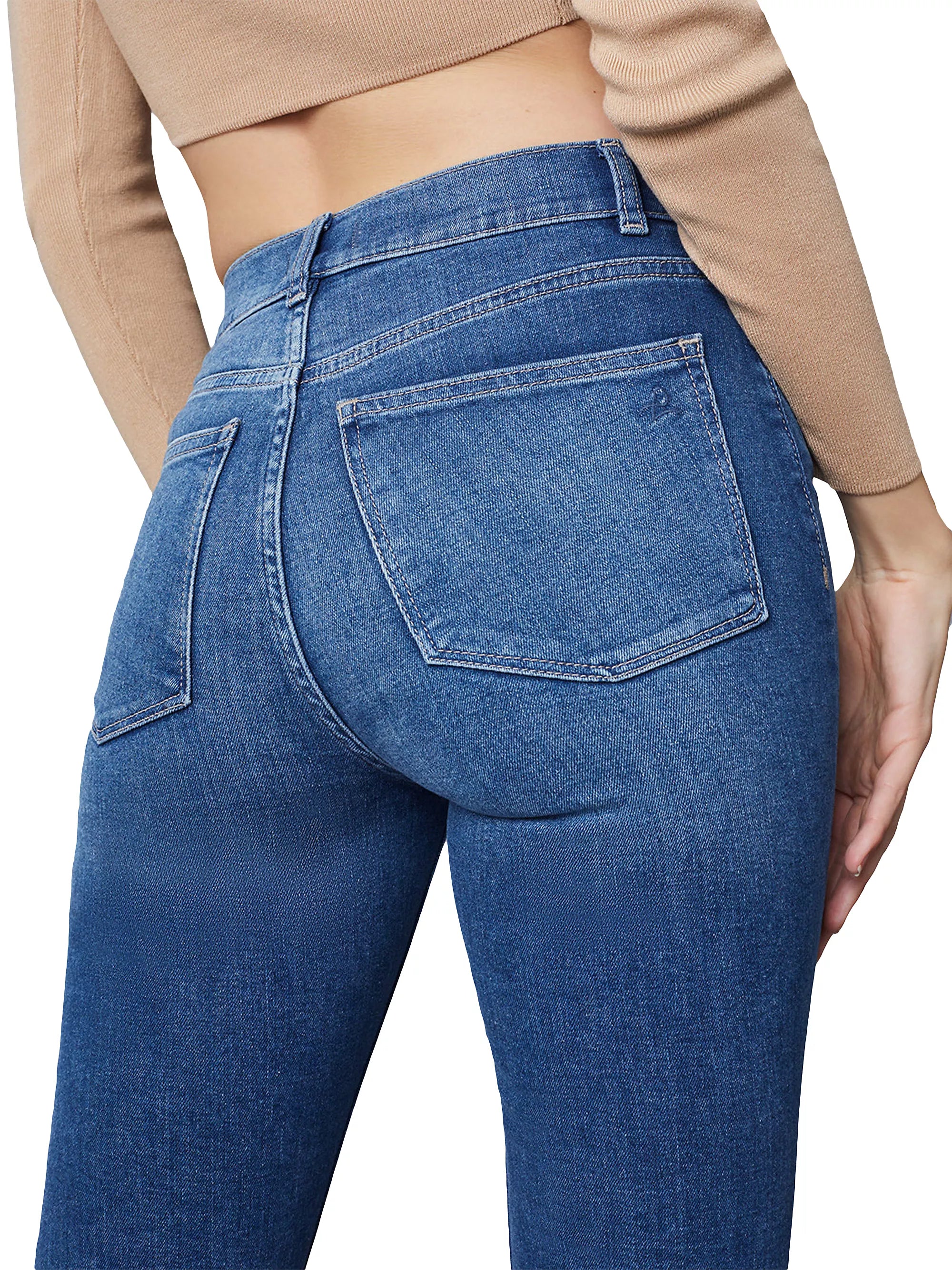 DL1961 Bridget Boot High Rise Instasculpt Crop Jean