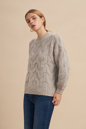 W.Cashmere Scout Cable Knit Sweater