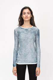 Kokun Overdyed Fitted Crew L/S Tee