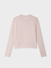 White + Warren Waffle Mesh Crew