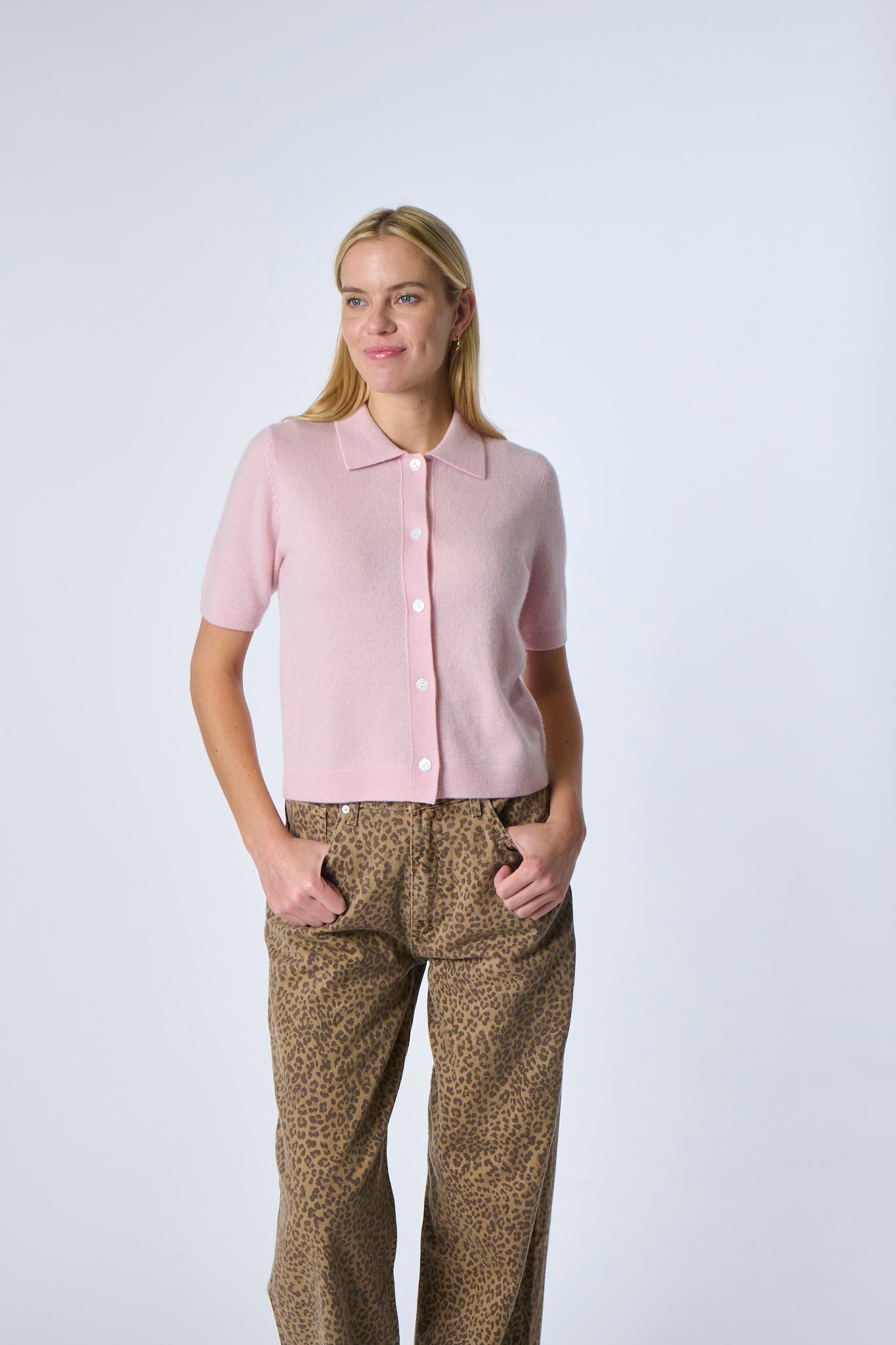 Kokun Polo Cardigan Tee