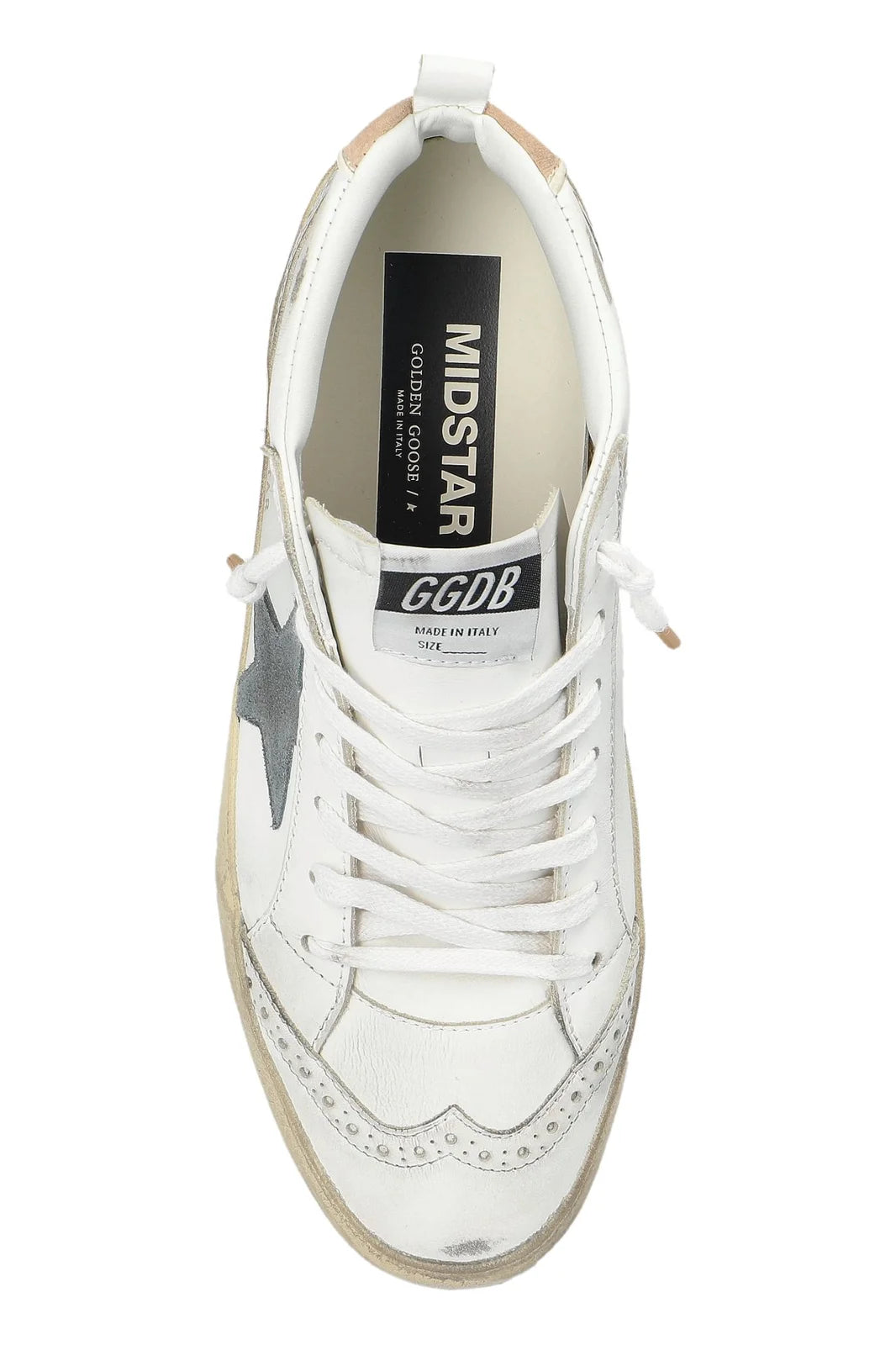 Golden Goose Deluxe Brand Mid Star Lace-Up Sneakers