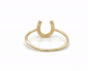 S.Row Designs Diamond Horseshoe Ring