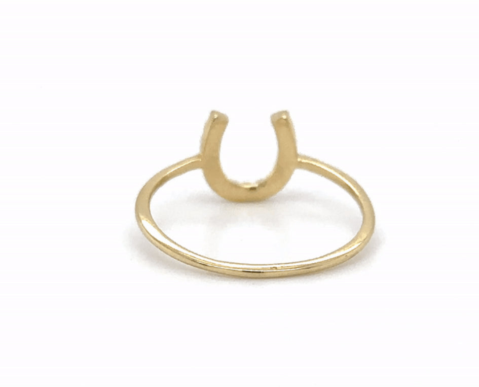S.Row Designs Diamond Horseshoe Ring
