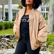 Ahirain Silk Bomber Jacket