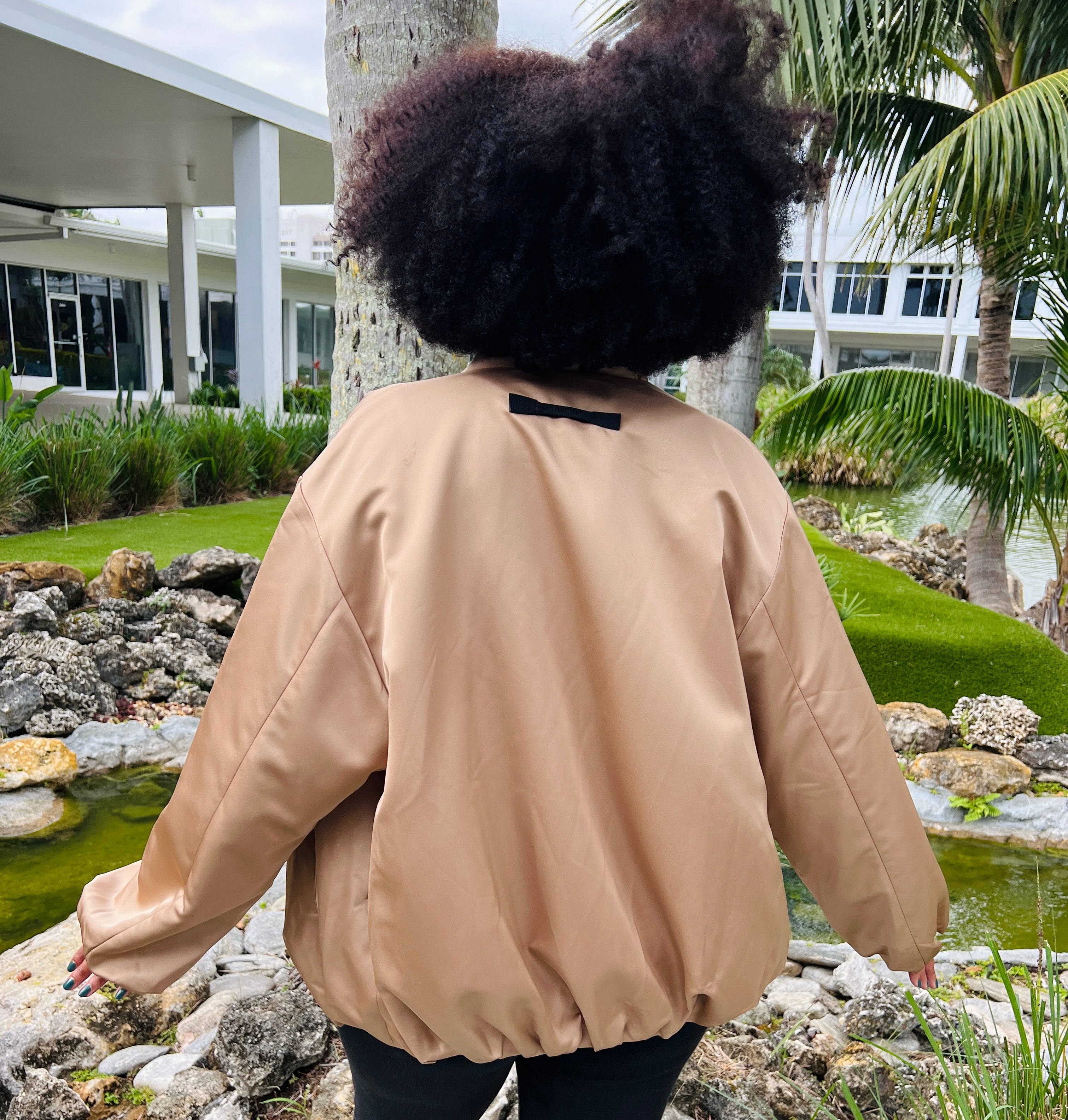 Ahirain Silk Bomber Jacket