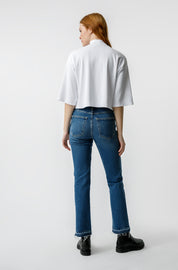 AMO Bella Crop Jeans in Crush