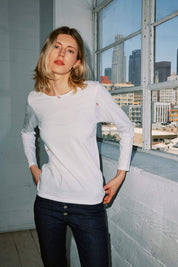 Catherine Gee L/S Bisou Cotton Tee Shirt
