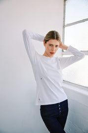 Catherine Gee L/S Bisou Cotton Tee Shirt