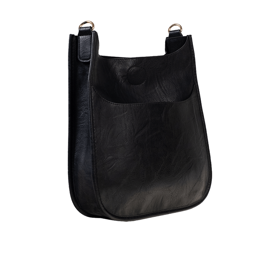 Classic Vegan Leather Messenger