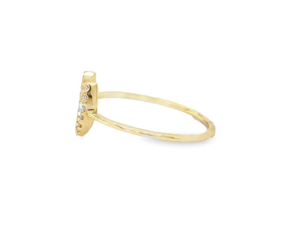 S.Row Designs Diamond Horseshoe Ring