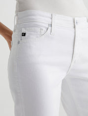 AG Angel Low Rise Bootcut Jean in Gallery White