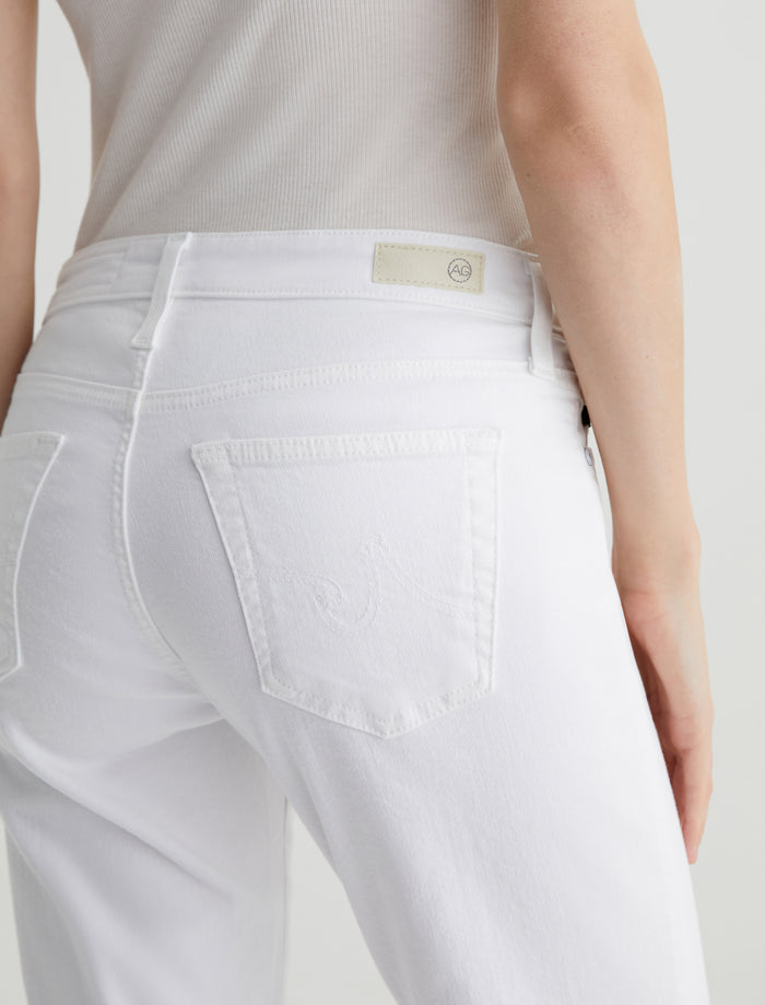 AG Angel Low Rise Bootcut Jean in Gallery White