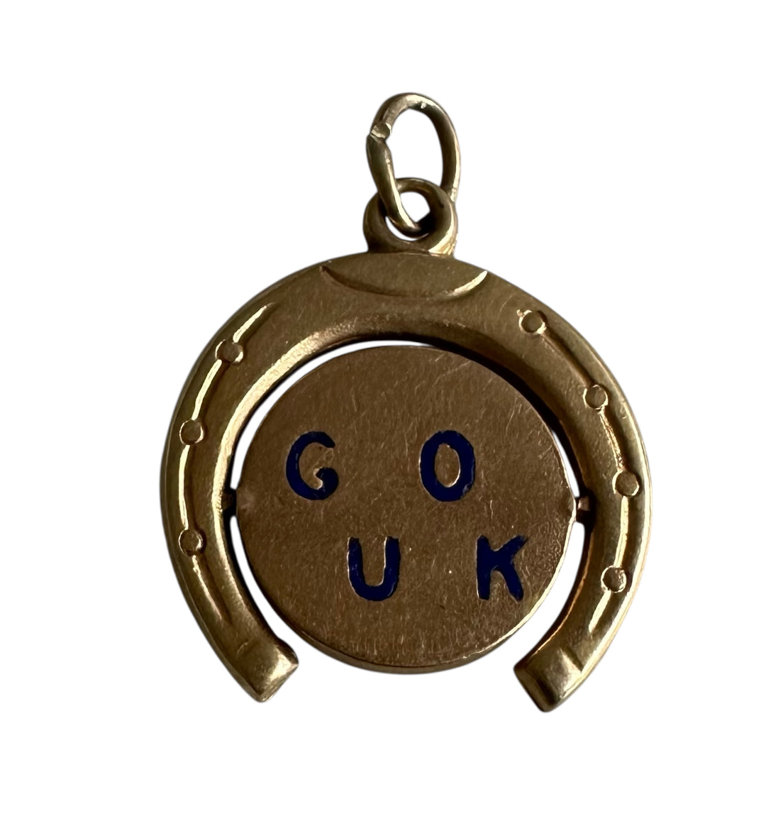 Vintage Good Luck Horseshoe Charm