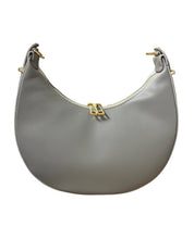 Genuine Leather Curved Shoulder Bag