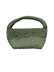 Ghilbi Italian Leather Mini Handwoven Bag