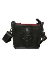 Leather Skull Crossbody