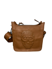 Leather Skull Crossbody