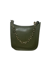 Italian Leather Chain Crossbody