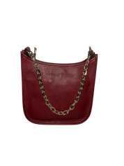Italian Leather Chain Crossbody