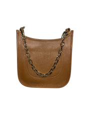 Italian Leather Chain Crossbody