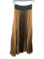 Loyd Ford Satin Midi Skirt (Tux Band)