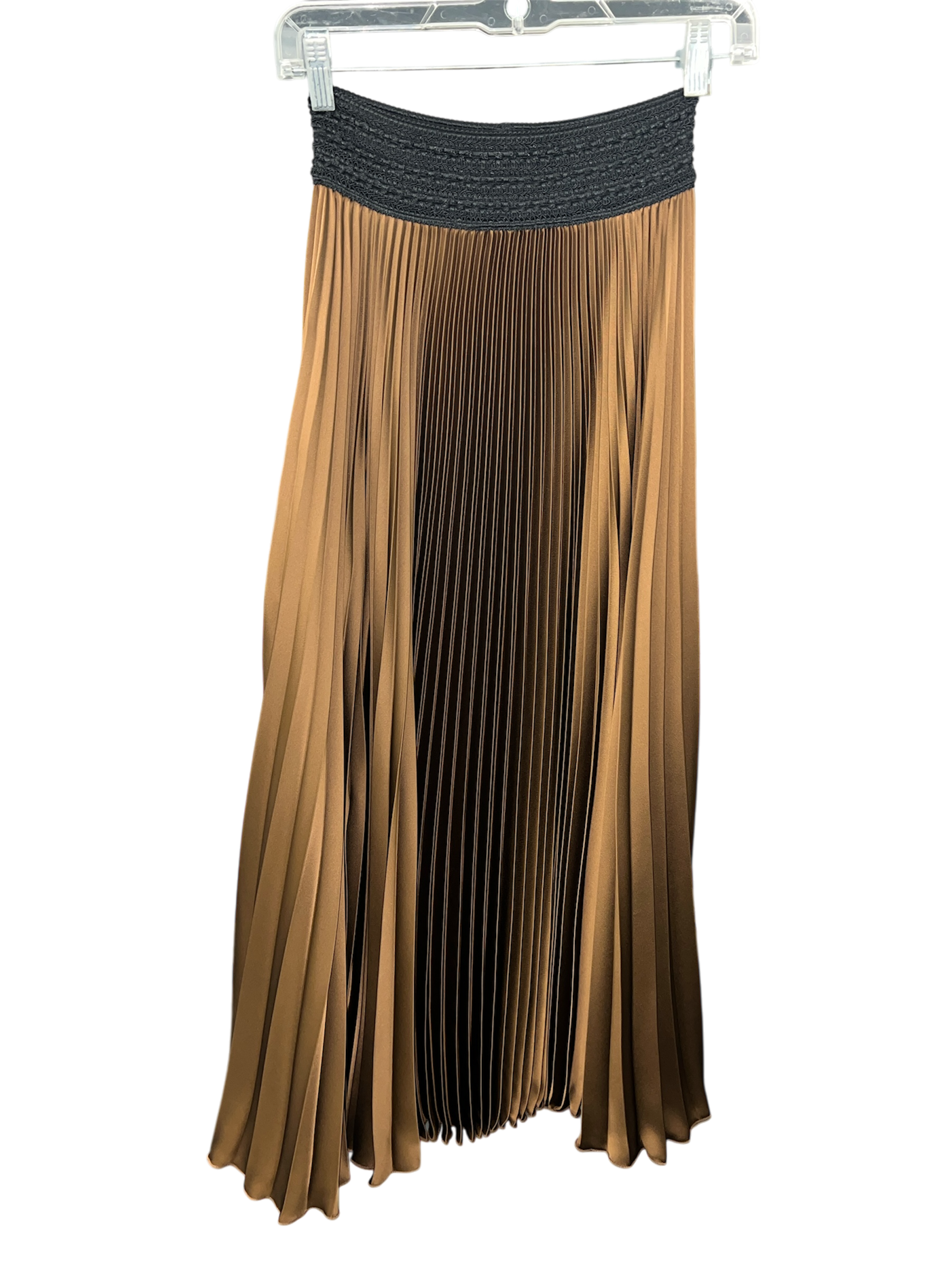 Loyd Ford Satin Midi Skirt (Tux Band)