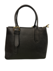 AC Italian Leather 2 Zip Handbag
