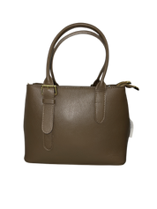 AC Italian Leather 2 Zip Handbag