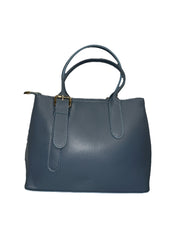 AC Italian Leather 2 Zip Handbag
