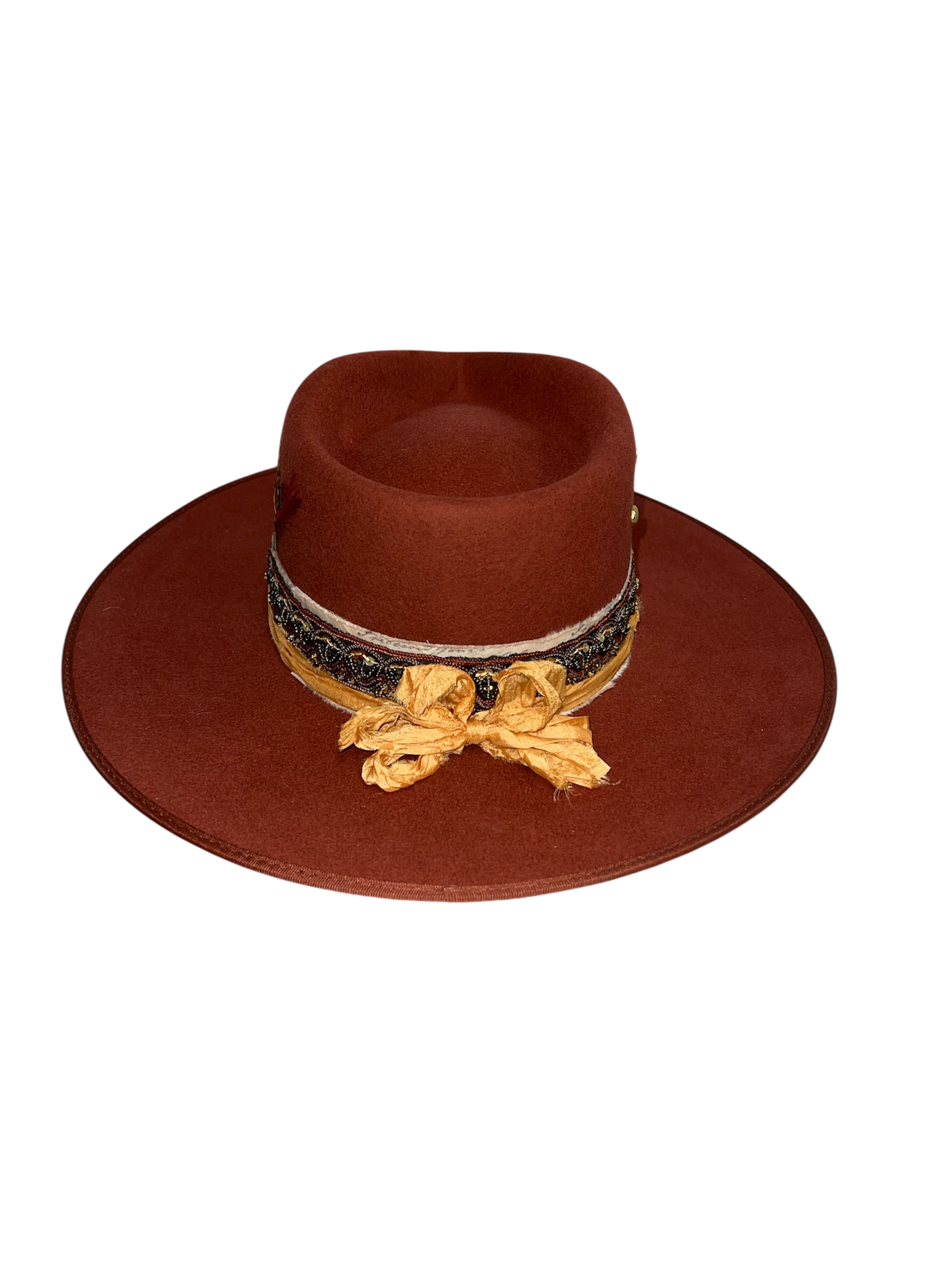 Fab Finds By Sarah Rancher Hat in Terracotta
