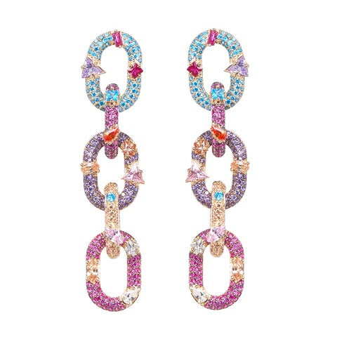 Nickho Rey Spark Earrings - Pastel Crystal