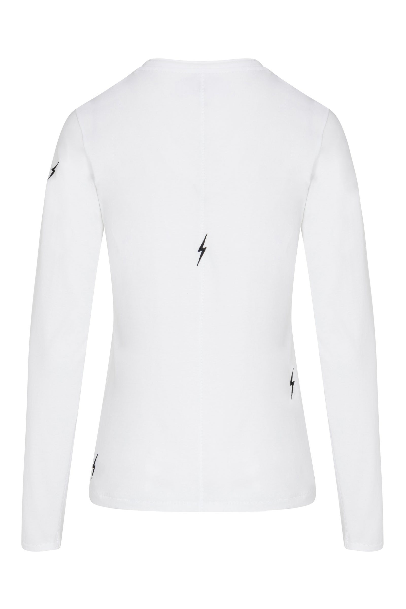 Catherine Gee Embroidered L/S Tee - Bolt