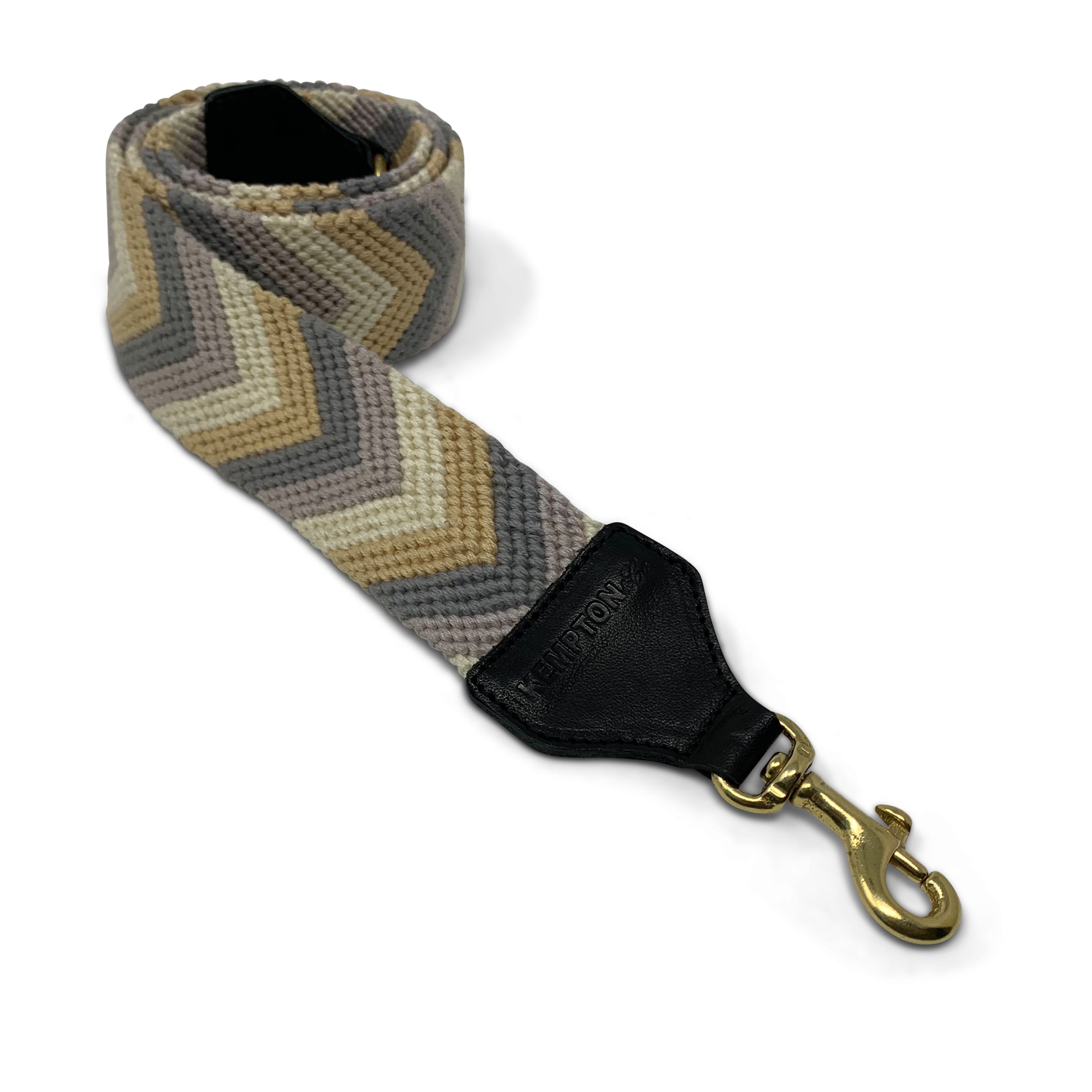 Kempton Light Wheat & Grey Combo Chevron Strap