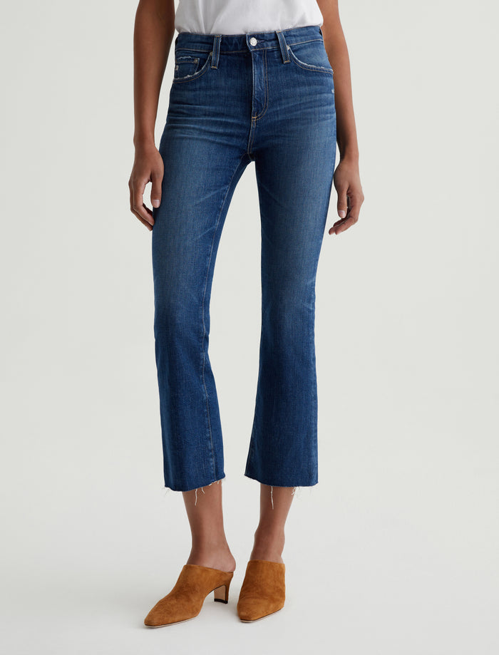 AG Farrah Bootcut Cropped Jean in 11 Years Memory