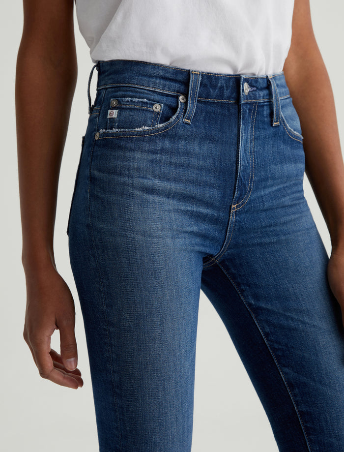 AG Farrah Bootcut Cropped Jean in 11 Years Memory