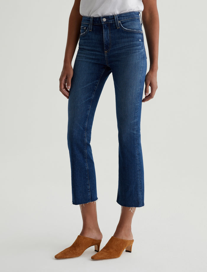 AG Farrah Bootcut Cropped Jean in 11 Years Memory