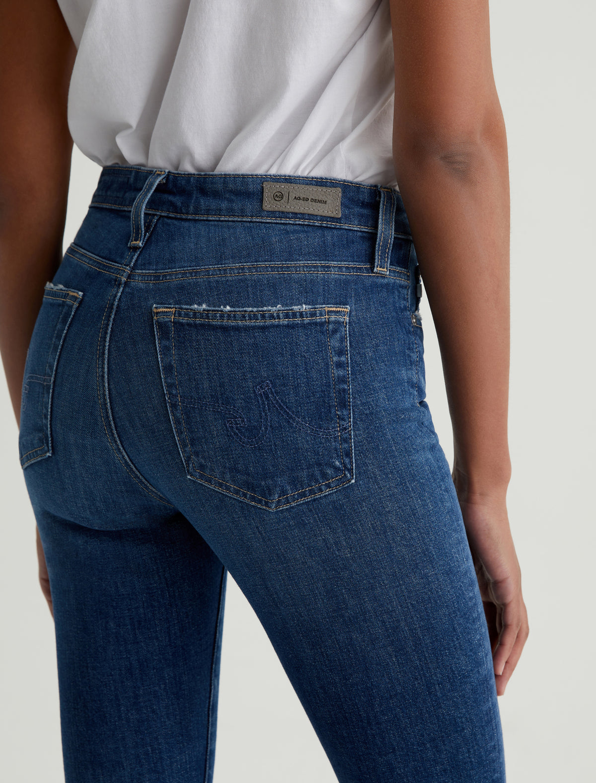 AG Farrah Bootcut Cropped Jean in 11 Years Memory