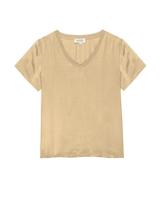 Nation June Satin V Neck Top