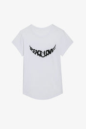 Zadig & Voltaire Woop Peace & Love Wings T-shirt