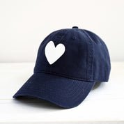 Kerri Rosenthal Heart Patch Baseball Hat