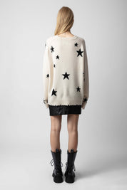 Zadig & Voltaire Markus Stars Destroy Cashmere Sweater