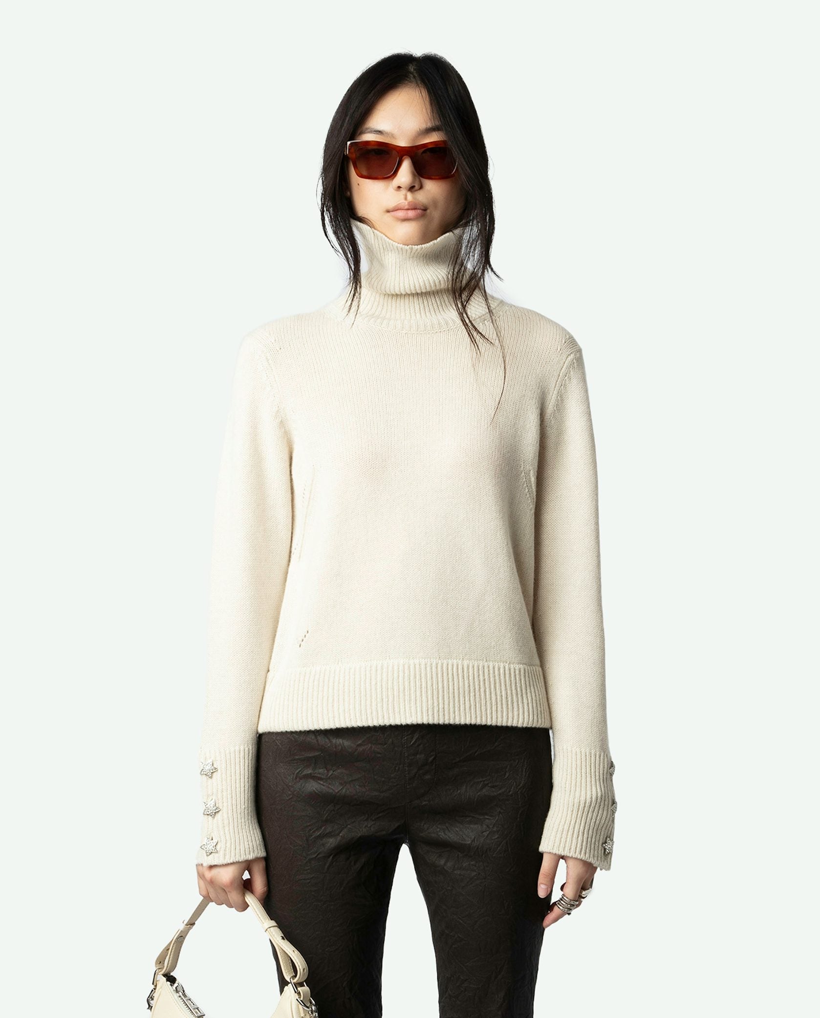 Zadig & Voltaire Boxy Bijoux Jewelled Sweater