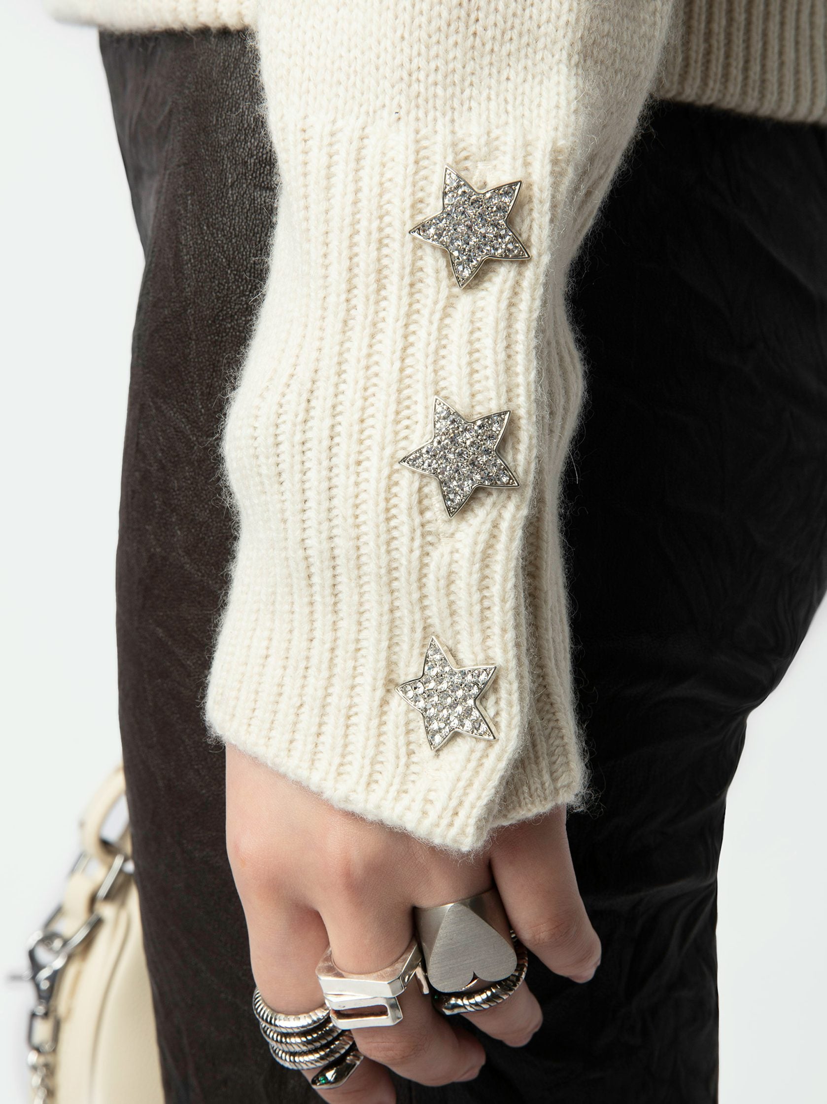 Zadig & Voltaire Boxy Bijoux Jewelled Sweater