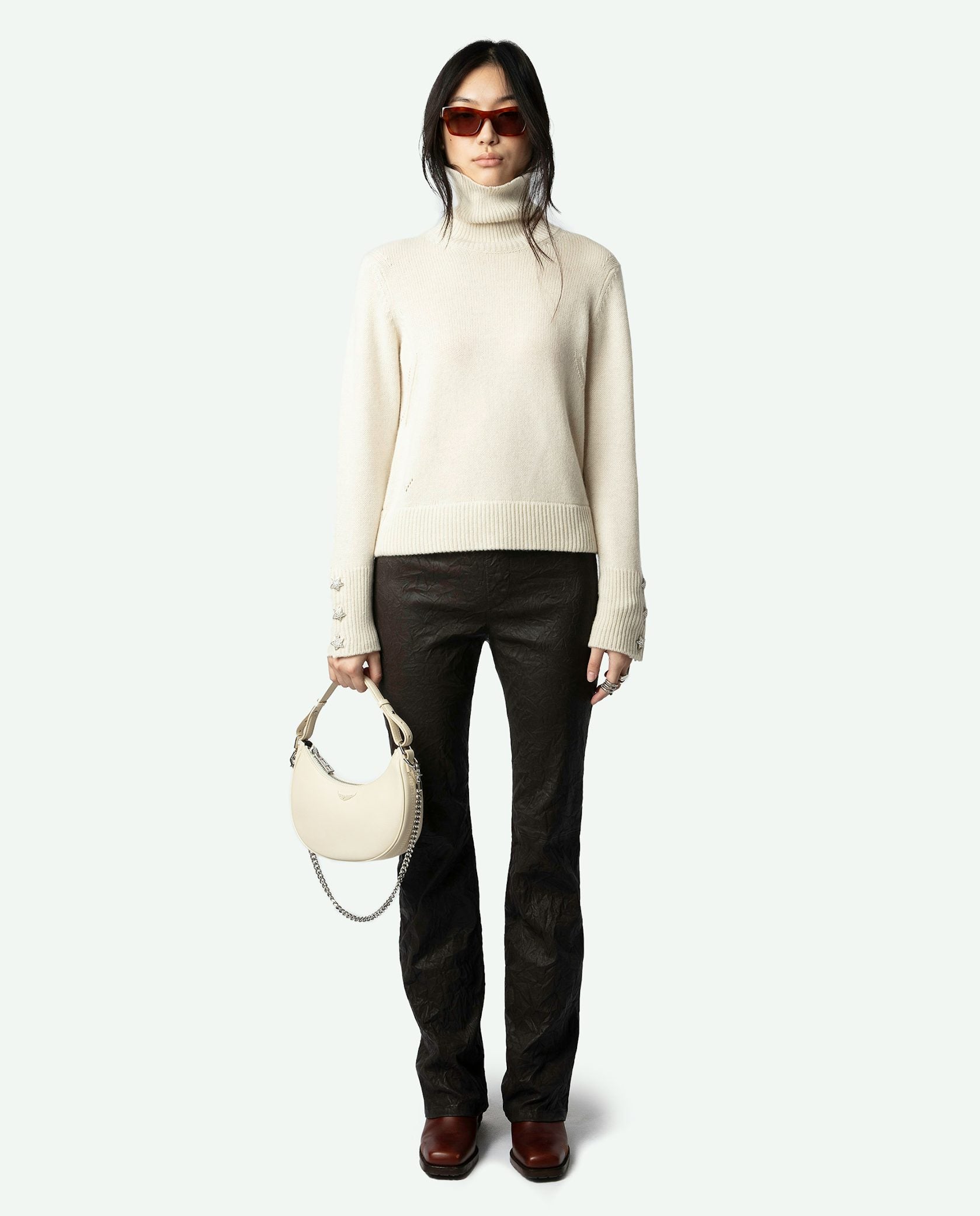 Zadig & Voltaire Boxy Bijoux Jewelled Sweater