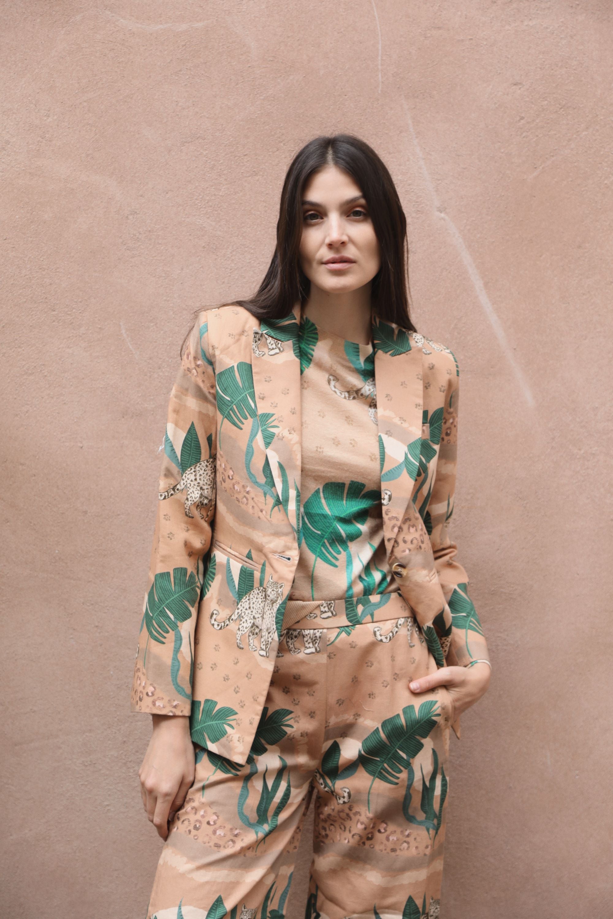 Las Surenas Blazer in Jungle D' Amour